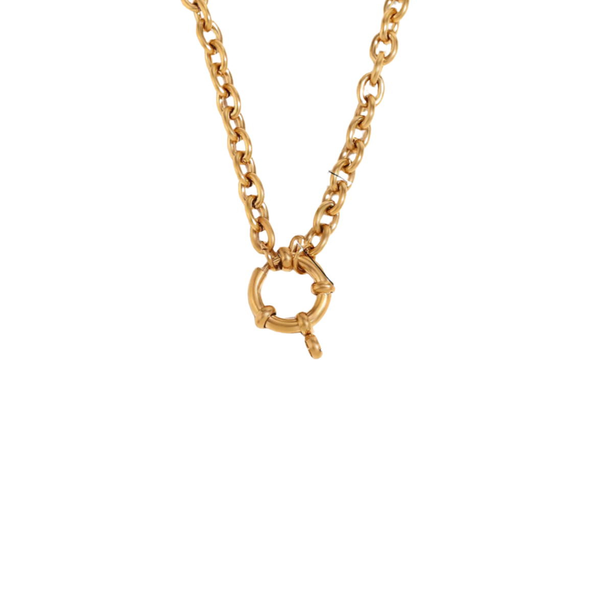 Elsa 18k Gold Plated Charm Necklace Gold