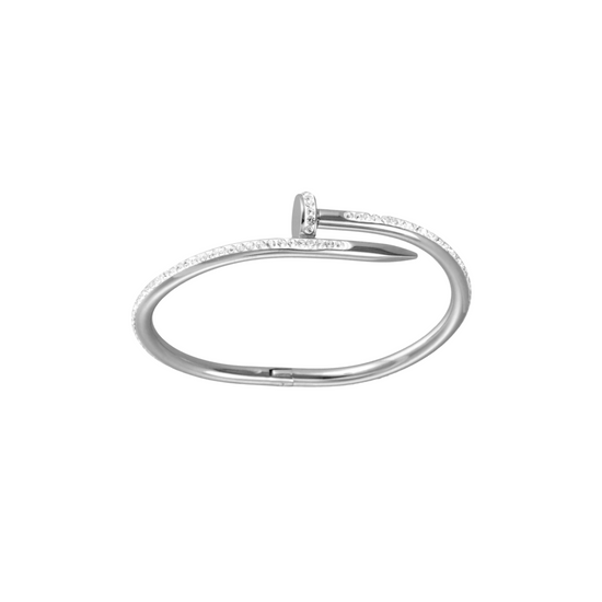 Ariana Stainless Steel Cuff Silver