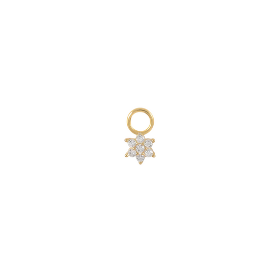 Flora 18k Gold Plated  Charm