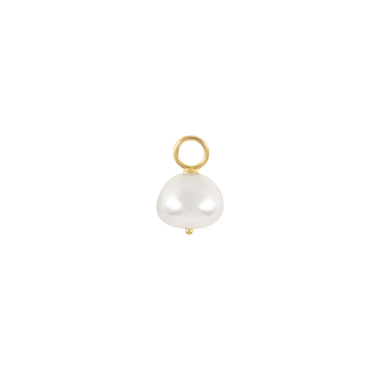 Pearl 18k Gold Plated  Charm