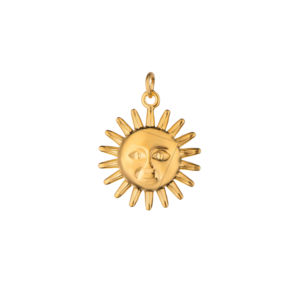 Sunny Side Of Life 18k Gold Plated Charm