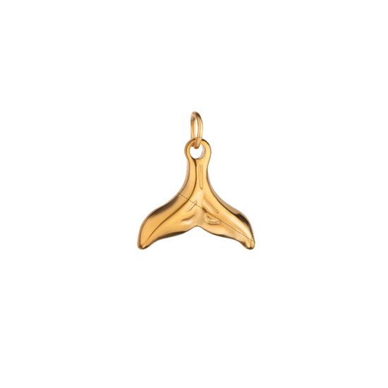 Flipper 18k Gold Plated Charm