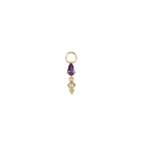 Lavender Haze 18k Gold Plated Charm