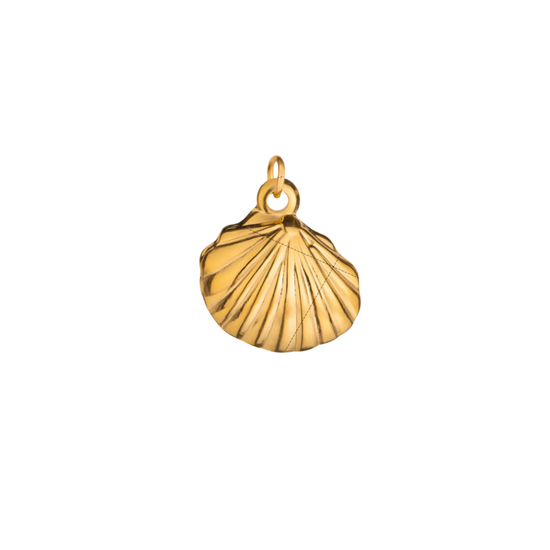 Petite Shell Gold Plated Charm