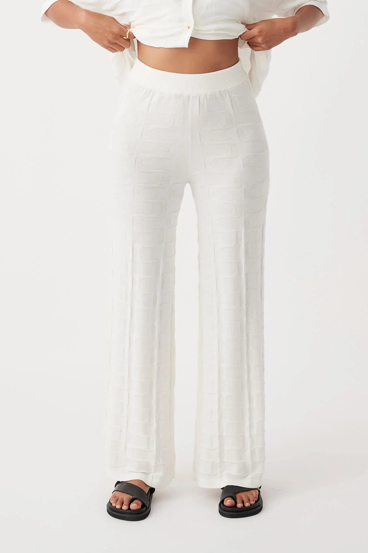 Lara Organic Cotton Pant Cream