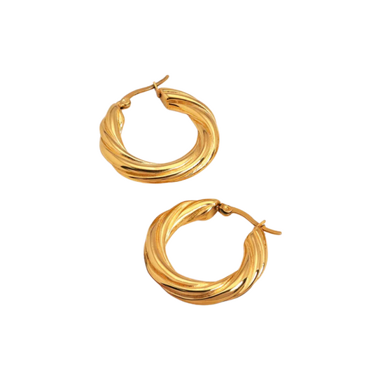 Paloma 18k Gold Plated Earrings Large