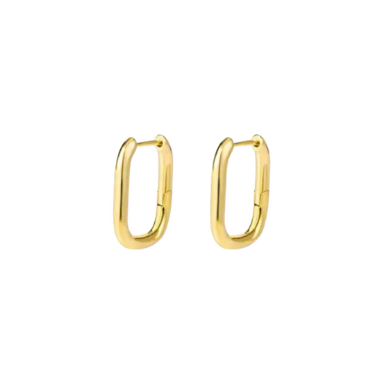Elsie 18k Gold Plated Earrings Medium