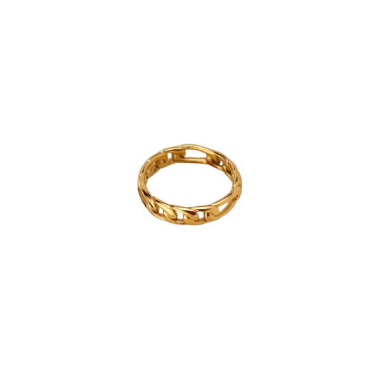 Savannah 18k Gold Plated Ring Medium