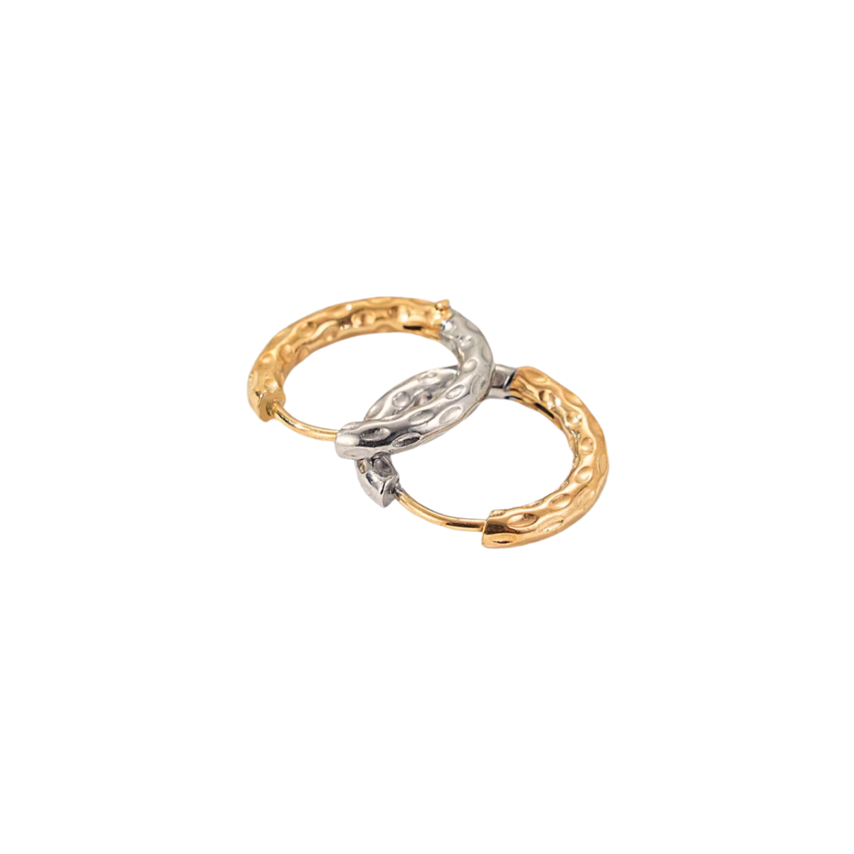 Lolita 18k Gold Plated And Silver Huggie Earrings
