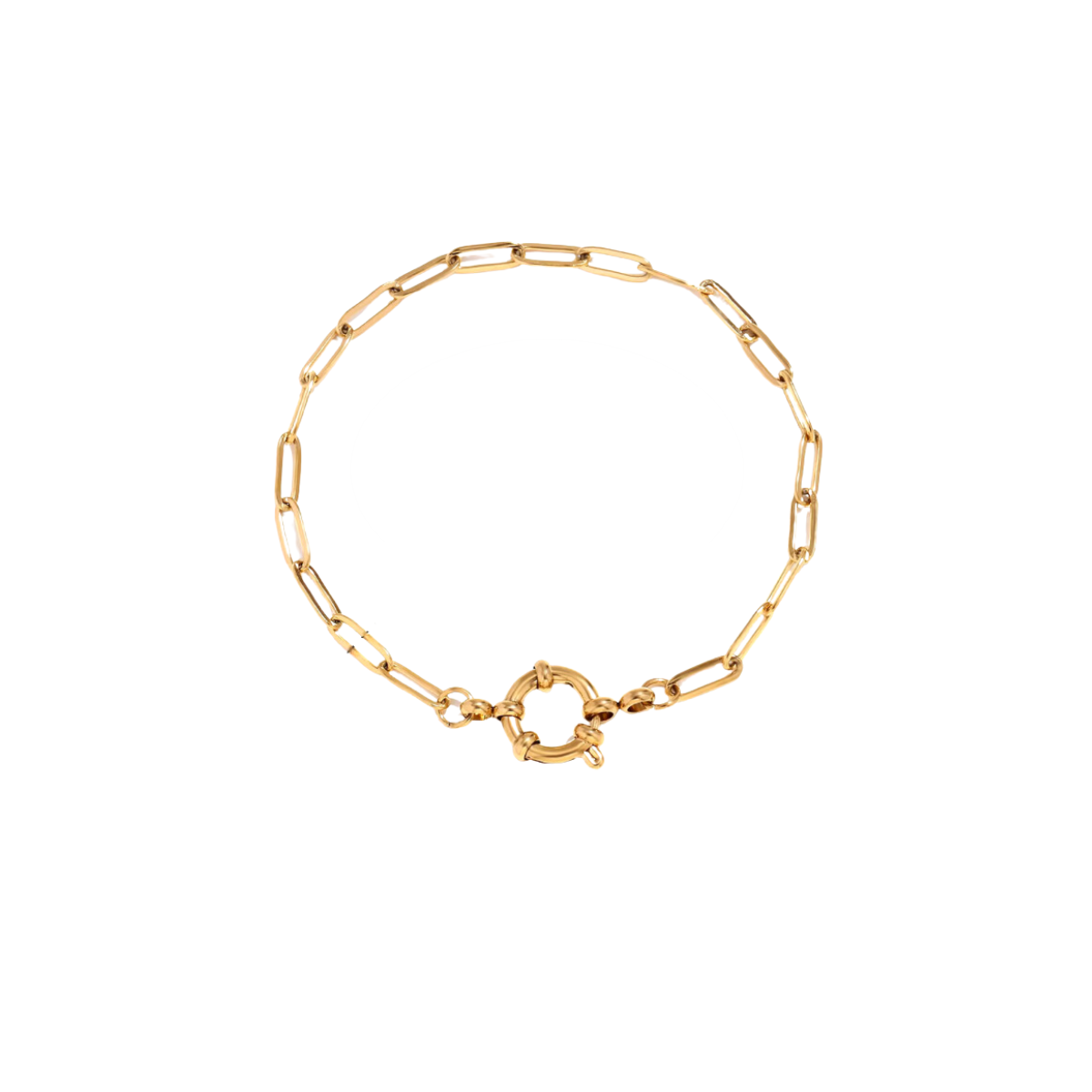 Ellery 18k Gold Plates Chain Charm Bracelet