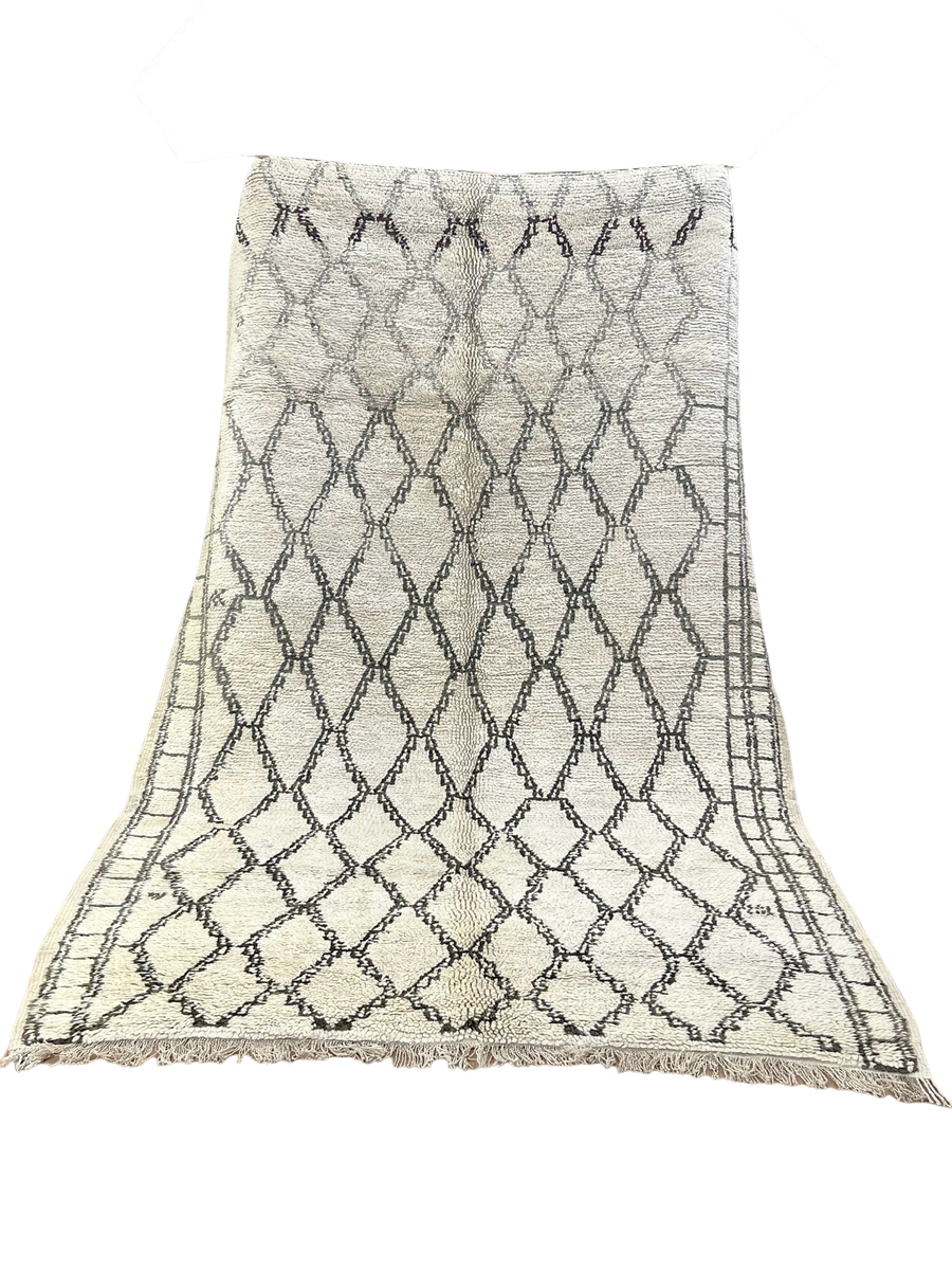 Vintage Beni Ourain Rug  - 290x185cm