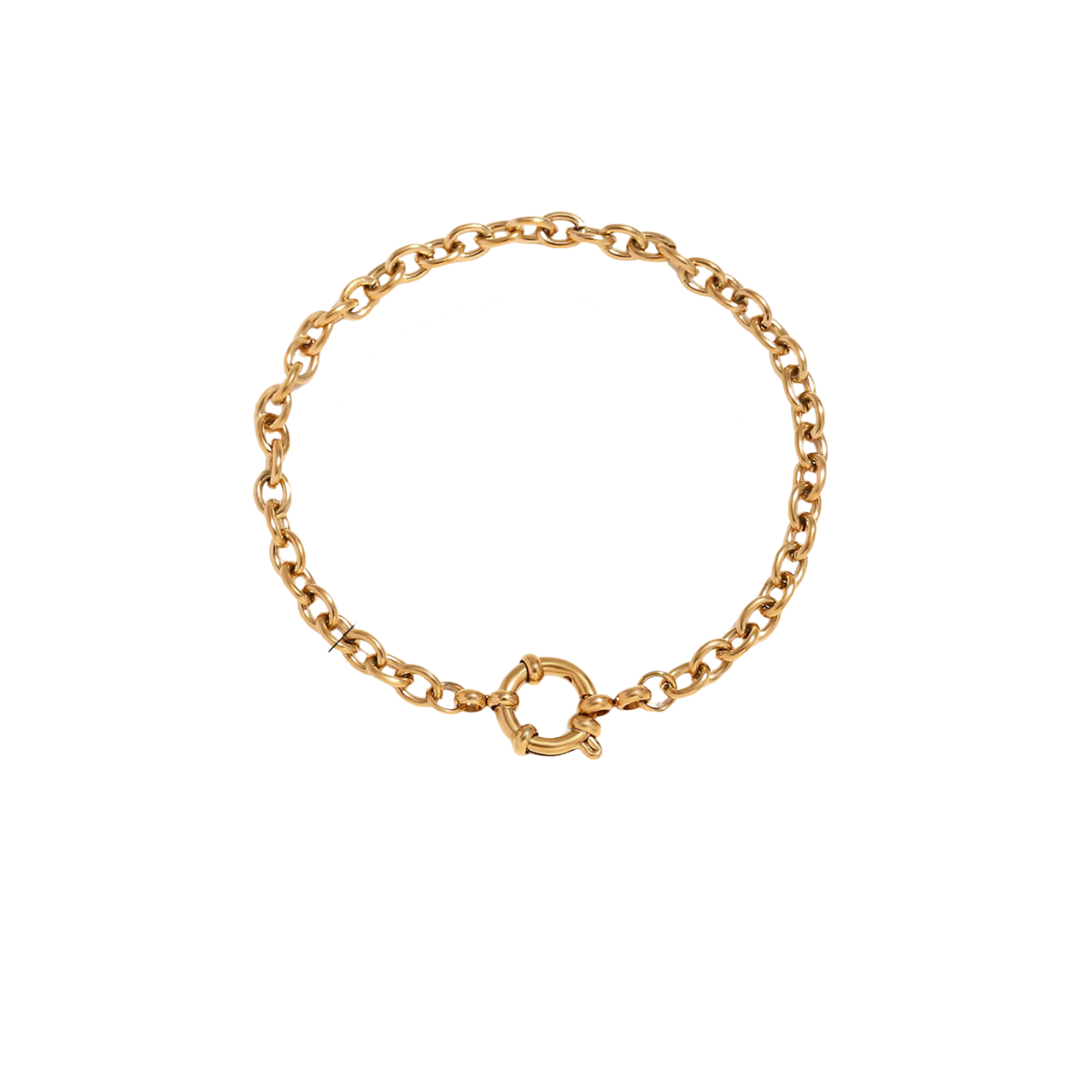 Elsa 18k Gold Plated  Chain Charm Bracelet