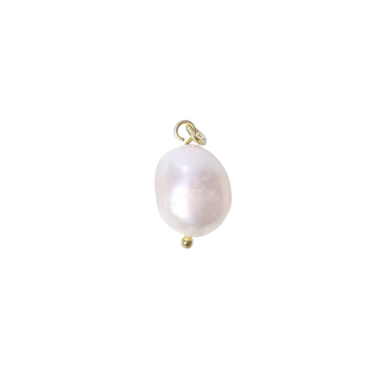 Sandy 18k Gold Plated & Fresh Water Pearl Charm