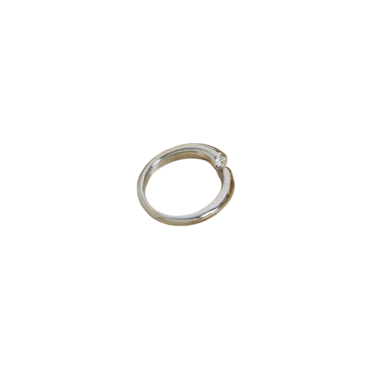 Adeline 18k Gold Plated Ring Silver