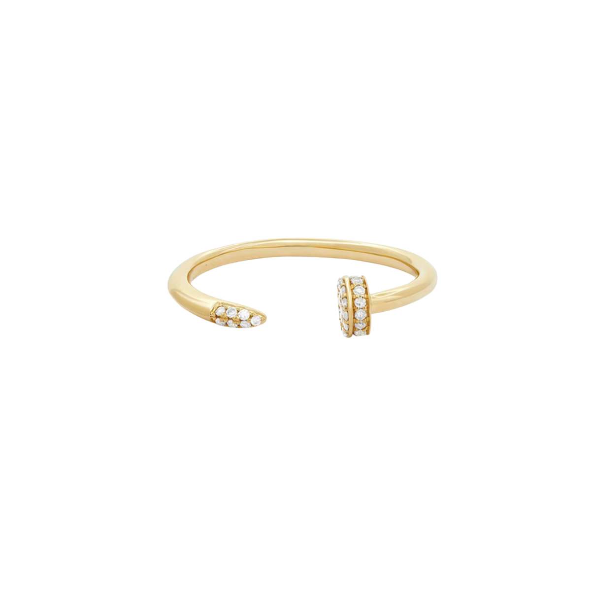 Ariana 18k Gold Plated Nail Ring