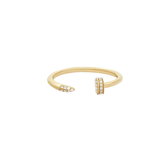 Ariana 18k Gold Plated Nail Ring