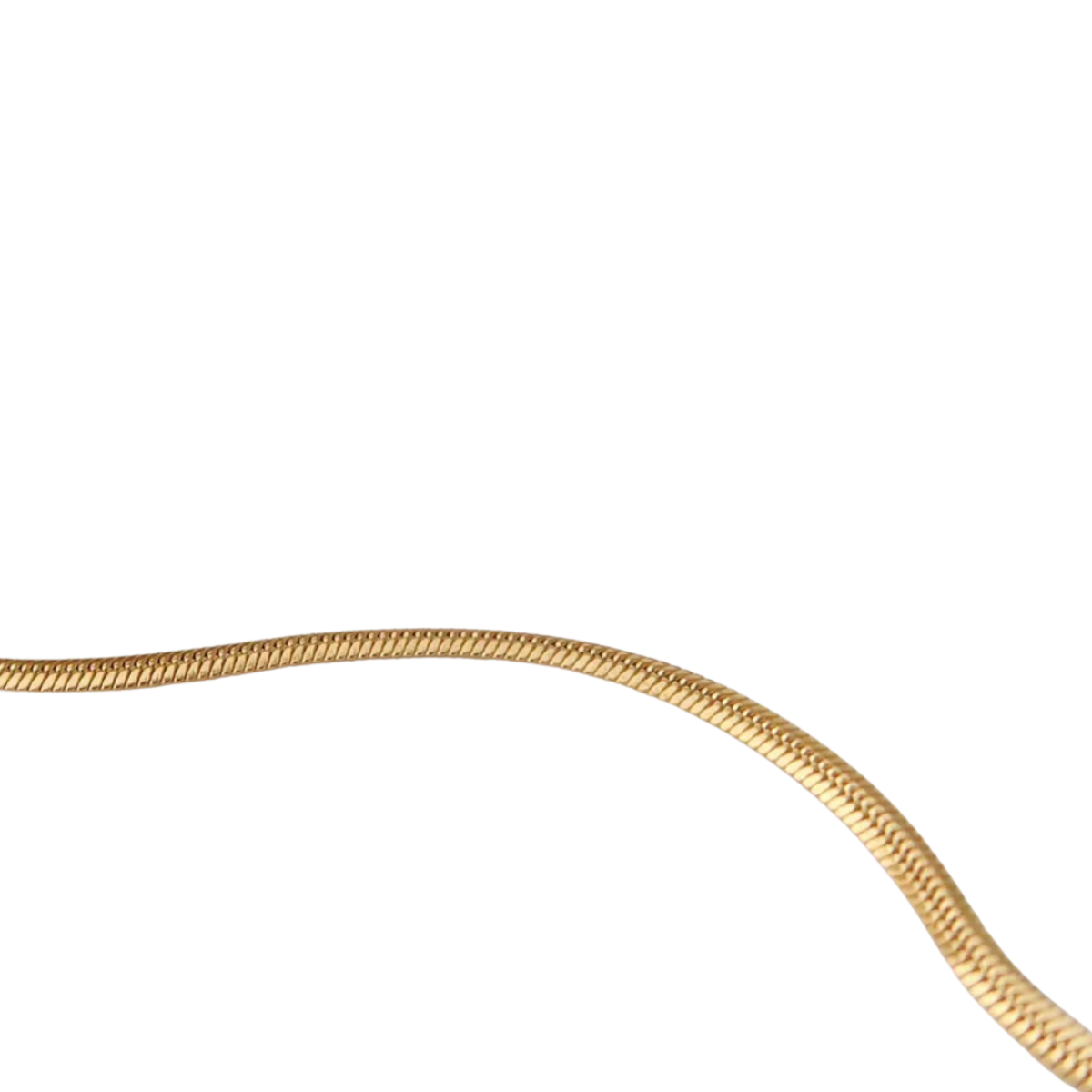 Saffron 18k Gold Plated Chain Necklace