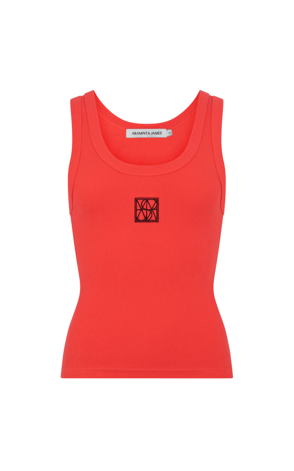 Monogram Tank Lobster Red