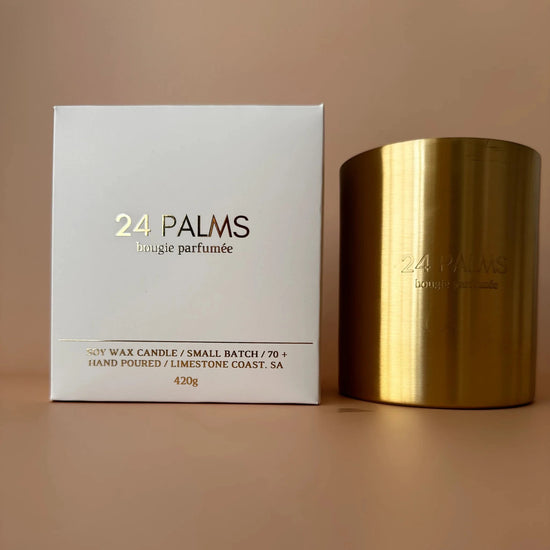 24 Palms Soy Candle - Goldie