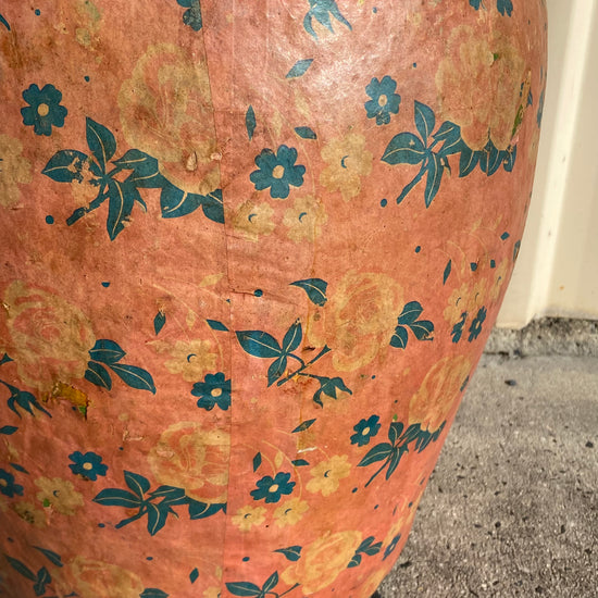 Antique Chinese, Paper Mache Pot