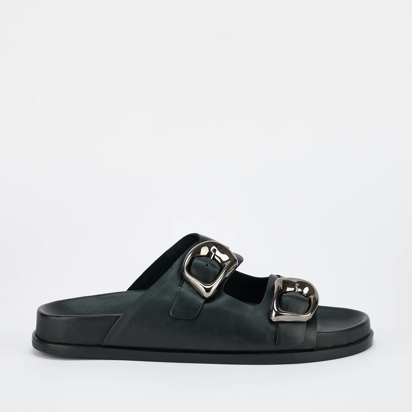 San Jose Footbed Black/Silver