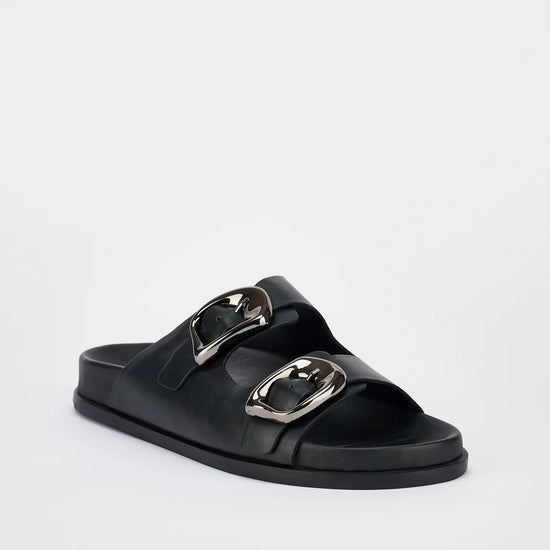 San Jose Footbed Black/Silver