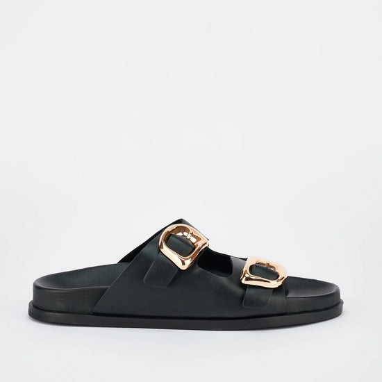 San Jose Footbed Black/Gold