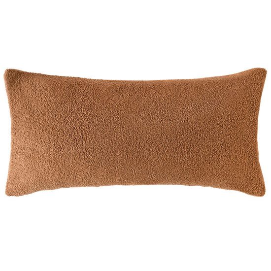 Boucle Textured Cushion 80 x 40cm Natural Clay