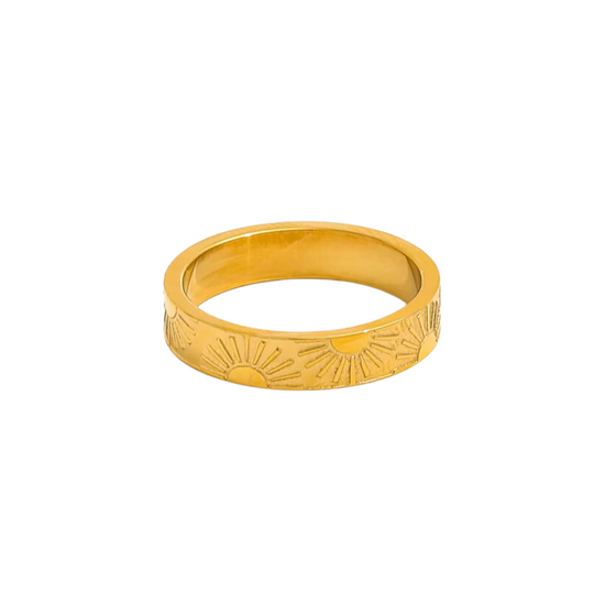 Sunrise Magic 18k Gold Plated Ring