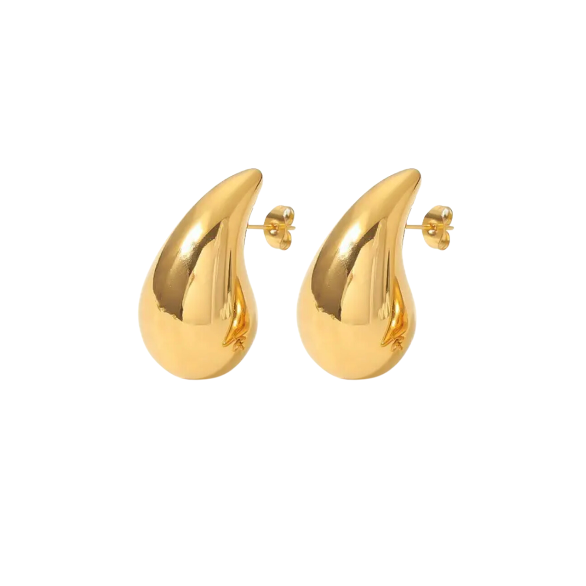 Bottega 18k Gold Plated Earrings Large