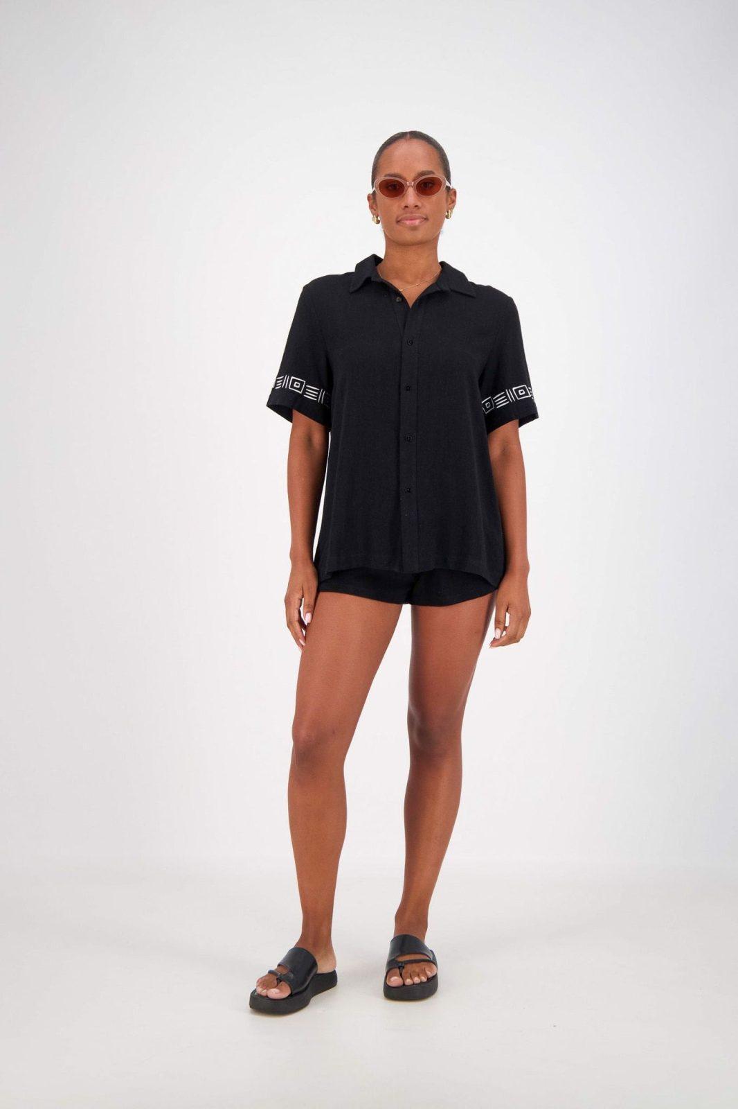 Rosetta Shirt Black