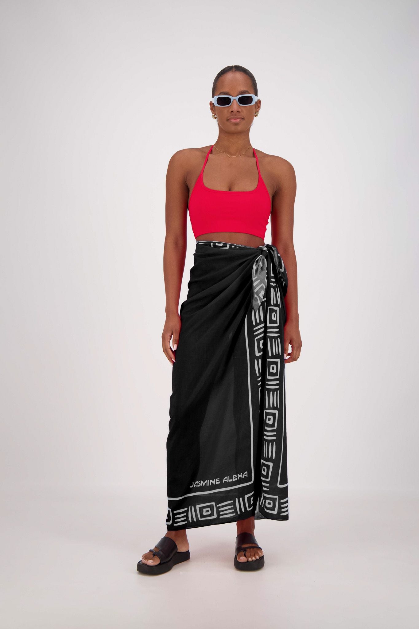 Rosetta Sarong Black