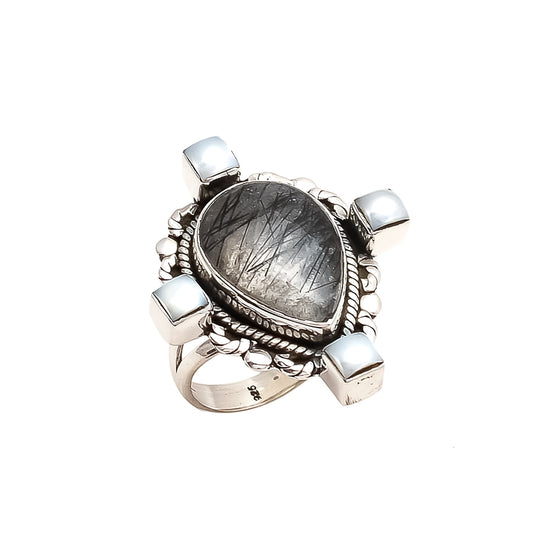 Planets Align Ring - Smokey Quartz